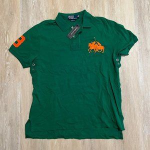 New Mens Polo Ralph Lauren Big Pony Match Pique Polo